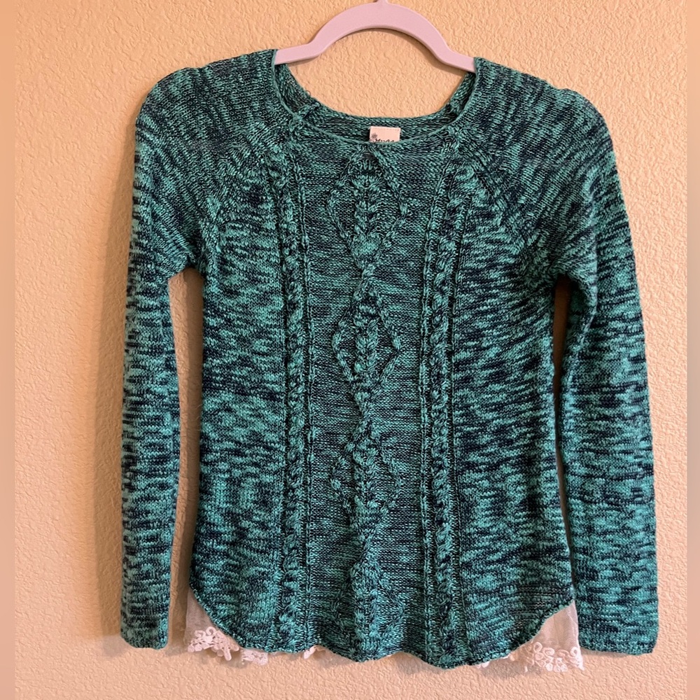 Mudd Sweater lace EUC